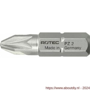 Rotec 803 schroefbit Basic C6.3 Pozidriv PZ 1x25 mm set 10 stuks - A50910471 - afbeelding 1