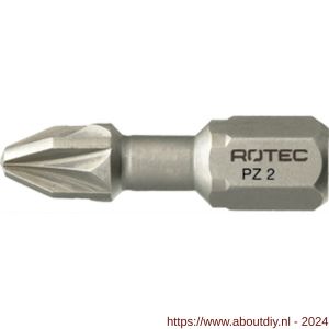 Rotec 804 torsionbit Basic C6.3 Pozidriv PZ 2x25 mm set 10 stuks - A50910486 - afbeelding 1