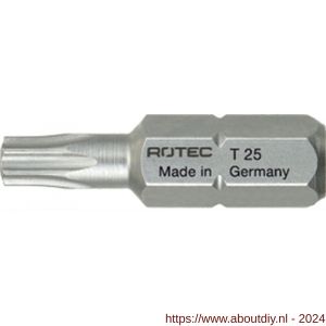 Rotec 806 schroefbit Basic C6.3 Torx T 5x25 mm set 10 stuks - A50910515 - afbeelding 1