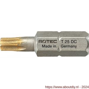 Rotec 806 schroefbit Diamond C6.3 Torx T 10x25 mm set 10 stuks 806.3 Torx - A50910541 - afbeelding 1