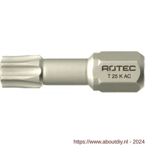 Rotec 807 Torsion schroefbit Basic C6.3 Torx T 10x25 mm conisch set 10 stuks - A50910547 - afbeelding 1