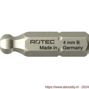 Rotec 811 inbus schroefbit Basic C6.3 SW 6,0x25 mm kogelkop set 10 stuks - A50910643 - afbeelding 1