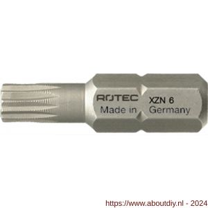 Rotec 813 schroefbit Basic C6.3 veeltand XZN M8x25 mm set 10 stuks - A50910665 - afbeelding 1