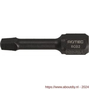 Rotec 817 Impact schroefbit Basic C6.3 Robertson SQD 3x30 mm C6.3 set 10 stuks - A50910762 - afbeelding 1