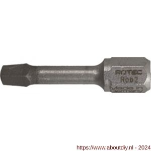 Rotec 817 Impact schroefbit Diamond C6.3 Robertson SQD 2x30 mm set 10 stuks - A50910767 - afbeelding 1