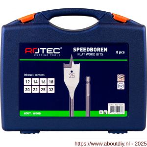 Rotec 230 Speedborenset 230 8 delig diameter 12-32 mm kunststof - A50911197 - afbeelding 2