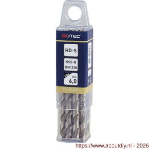 Rotec 102 HSS-G spiraalboor DIN 338 type HD-S diameter 18,5x135x198 mm d2=13 mm - A50900545 - afbeelding 3