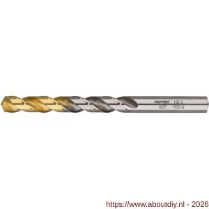 Rotec 102TE HSS-G spiraalboor DIN 338 type HD-S TiN-top diameter 4,3x47x80 mm - A50912167 - afbeelding 1