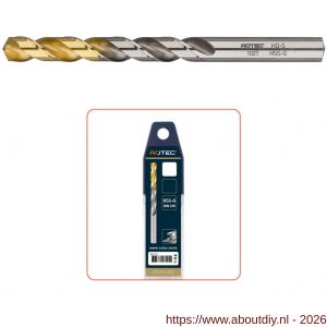 Rotec 102TE HSS-G spiraalboor DIN 338 type HD-S TiN-top diameter 4,3x47x80 mm - A50912167 - afbeelding 3