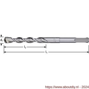 Rotec 200 hamerboor SDS Plus V-Breaker diameter 10,0x250x310 mm - A50903017 - afbeelding 2
