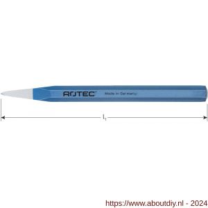 Rotec 218.00 puntbeitel achtkant DIN 7256 14x200 mm - A50903592 - afbeelding 2