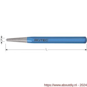 Rotec 219.2 centerpons achtkant 4x120 mm - A50903671 - afbeelding 2