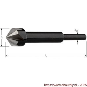 Rotec 239.5 WS verzinkboor DIN 6444 B voor hout diameter 20 mm - A50903997 - afbeelding 2