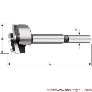 Rotec 246 cilinderkopboor Wave-Cutter DIN 7483 G diameter 46,0 mm - A50904280 - afbeelding 2