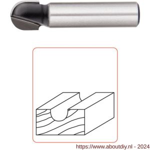 Rotec 270 HM holprofielfrees Silver-Line d2=8 mm diameter 12,7 mm - A50904449 - afbeelding 3