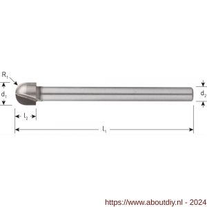 Rotec 270 HM houtrotfrees Silver-Line d2=6 mm diameter 9,5 mm - A50904448 - afbeelding 2