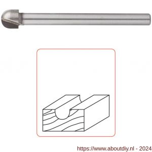 Rotec 270 HM houtrotfrees Silver-Line d2=6 mm diameter 9,5 mm - A50904448 - afbeelding 3