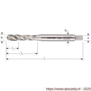 Rotec 330C371 HSS-E machinetap 800 blind DIN 371 M2 - A50905289 - afbeelding 2