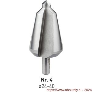 Rotec 420 HSS conische plaatboor Splitpoint nummer 4 24,0-40,0 mm - A50906399 - afbeelding 1