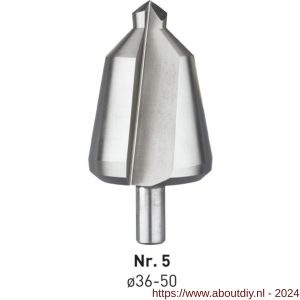 Rotec 420 HSS conische plaatboor Splitpoint nummer 5 36,0-50,0 mm - A50906400 - afbeelding 1