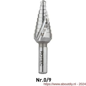 Rotec 426 HSS trappenboor Splitpoint 2 mm nummer 0/9 4,0-12,0 mm - A50906437 - afbeelding 1
