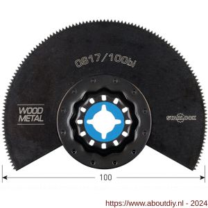 Rotec 519 OS 17/100BI Starlock segmentzaagblad hout-metaal diameter 100 mm - A50906984 - afbeelding 2
