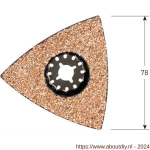 Rotec 519 OF 78K2 Starlock schuurplateau HM-Riff diameter 78 - A50906988 - afbeelding 2