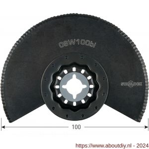 Rotec 519 OSW 100BI Starlock segmentzaagblad gekarteld diameter 100 mm - A50906993 - afbeelding 2