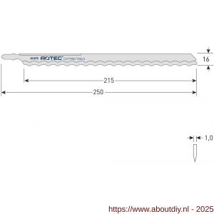 Rotec 520 decoupeerzaagblad DC875 T1013AWP set 2 stuks - A50907089 - afbeelding 2