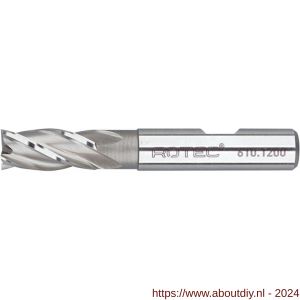 Rotec 610 HSS-E vingerfrees DIN 844 kort ongecoat diameter 2x7x51 mm d2=6 mm Z=4 - A50909394 - afbeelding 1