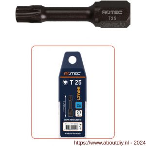Rotec 817 Impact schroefbit Torx T 30x30 mm C6.3 Basic set 2 stuks - A50911543 - afbeelding 1