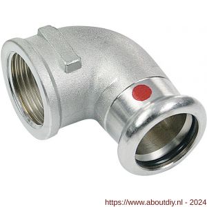 Bonfix M-Press staalverzinkt knie 3/8 inch binnendraad x 12 mm - A51804648 - afbeelding 1