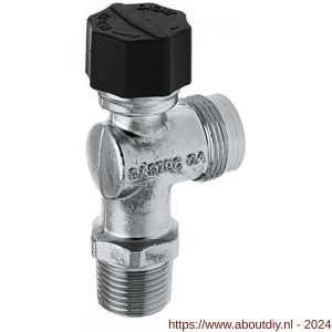 Bonfix gaskomfoor- of aansluitkraan 1/2 inch haaks - A51801804 - afbeelding 1