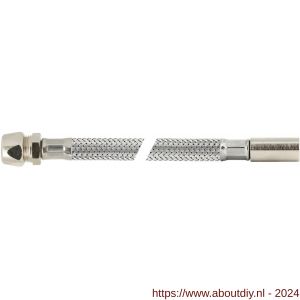 Bonfix RVS flexibele aansluitleiding 50 cm 15 mm insteek x 10 mm knel - A51804817 - afbeelding 1