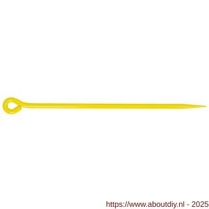 Orit draadpen met oog 400 mm RAL 1021 - A53200061 - afbeelding 1