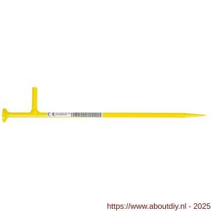 Orit draadpen met L-kop 400 mm RAL 1021 - A53200069 - afbeelding 1