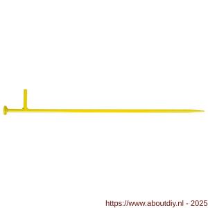 Orit draadpen met L-kop 600 mm RAL 1021 - A53200070 - afbeelding 1