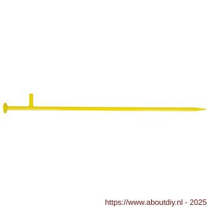 Orit draadpen zwaar met L-kop 800 mm RAL 1021 - A53200074 - afbeelding 1