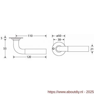 Wallebroek Mi Satori 00.0199.46 krukgarnituur Frankfurt Chemin de Fer 50 messing gepolijst ongelakt - A25001304 - afbeelding 1