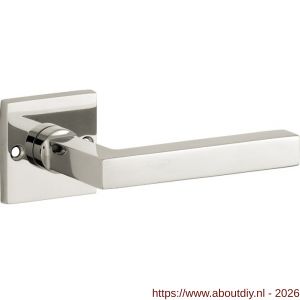 Wallebroek Mi Satori 00.0084.46 krukgarnituur Kare Bauhaus messing glans nikkel - A25001325 - afbeelding 1