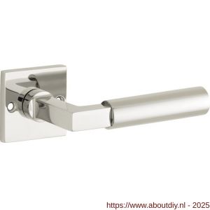 Wallebroek Mi Satori 00.0097.46 krukgarnituur Bauhaus messing glans nikkel - A25001193 - afbeelding 1