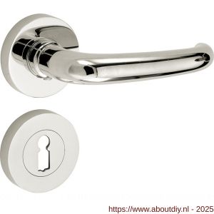 Wallebroek Mi Satori 00.0120.48 krukgarnituur Halfsabel Vivo BB messing glans nikkel - A25001313 - afbeelding 1