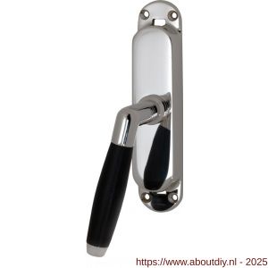 Wallebroek Mi Satori 00.5583.90 krukespagnolet links Ton messing glans nikkel-ebben - A25000501 - afbeelding 1