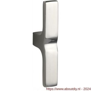Wallebroek Cardea 50.0016.90 deurkruk gatdeel T-model Retto messing glans nikkel - A25002390 - afbeelding 1