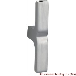 Wallebroek Cardea 50.0016.90 deurkruk gatdeel T-model Retto messing mat nikkel gelakt - A25002391 - afbeelding 1