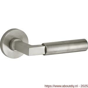 Wallebroek Mi Satori 00.0099.46 krukgarnituur Bauhaus Vivo messing mat nikkel ongelakt - A25001175 - afbeelding 1