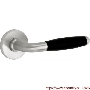 Wallebroek Mi Satori 00.0184.46 krukgarnituur Baton Vivo messing mat nikkel ongelakt-FF - A25001139 - afbeelding 1