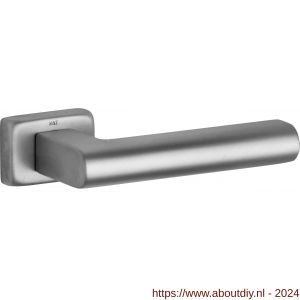Wallebroek M&T 90.0016.46 deurkruk gatdeel Mini C messing mat nikkel ongelakt links - A25002418 - afbeelding 1