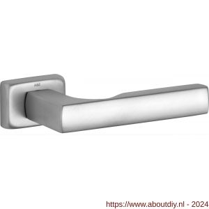 Wallebroek M&T 90.0017.46 deurkruk gatdeel Mini S messing mat nikkel ongelakt rechts - A25002425 - afbeelding 1