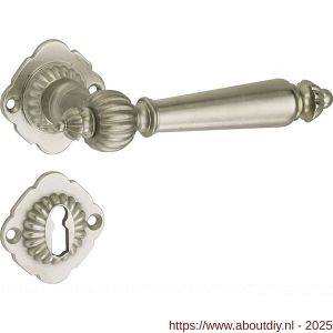 Wallebroek Mi Satori 00.0176.48 krukgarnituur Nouveau BB messing antiek nikkel - A25001395 - afbeelding 1